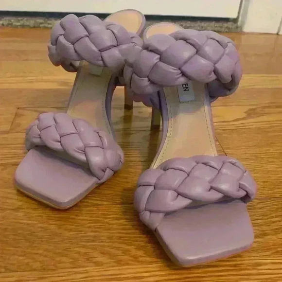 Steve Madden Kenley Lavender Braided Heels, Womens size 6.5 - Picture 7 of 16